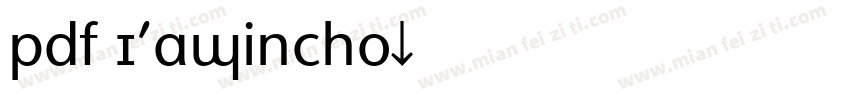 pdf IPAMincho字体转换